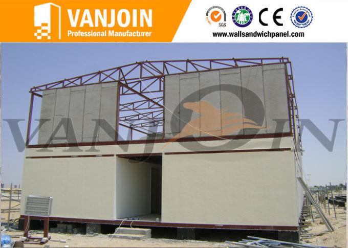 Fireproof EPS Cement Sandwich Panel / Partition Interior Wall Paneling