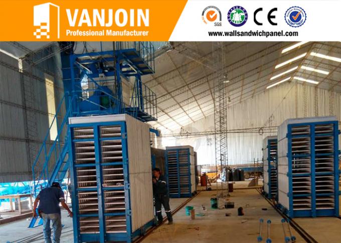 Vertical Version Eps Cement sandwich panel machinery with Mixing System