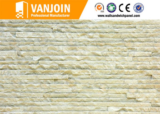 6mm - 10mm Flexible Clay Wall Tile , Fireproof Exterior Decoration Material