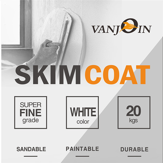 Vanjoin Group Super Fine Sandable Durable Skim Coat Putty Powder