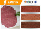 Red effective flexible wall tiles flame retardant fireproof wall panels