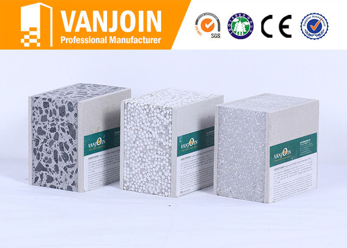 Good chemical resistance Sandwich Wall Panels , fireproof concrete wall board