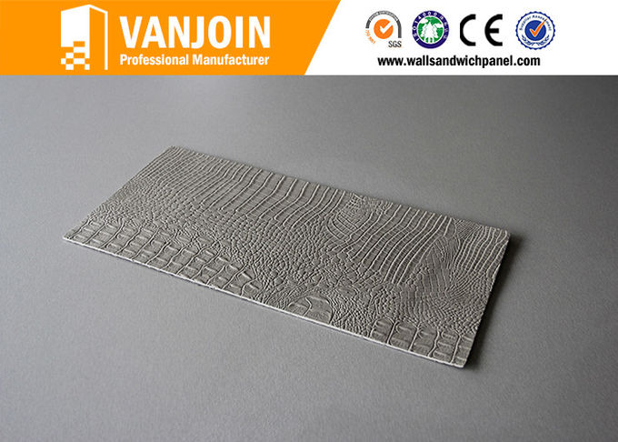 Insulated light weight flexible decorative crocodile skin wall tile ceramic