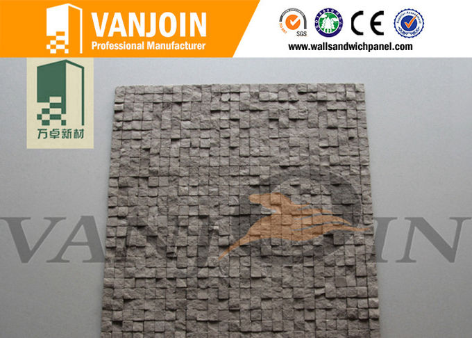 Low Carbon Anti Seismic Soft Ceramic Tiles With Clay Material , Stone Facing