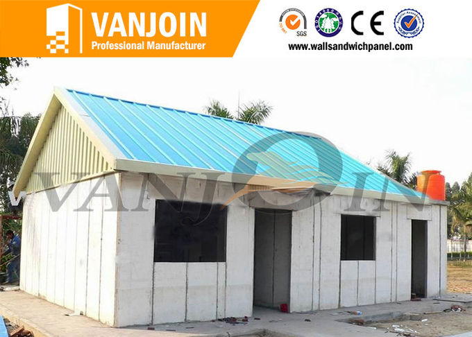 Strong And Cheap Foaming Concrete Modern Modular Homes For Plant , Shop ,Office , Workshop