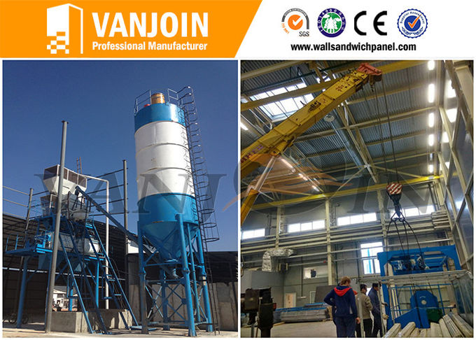 high output concrete eps sandwich panel machine line approved ISO9001