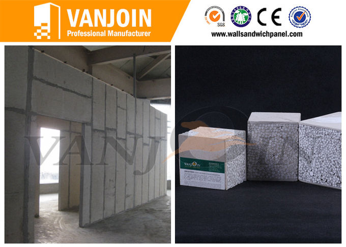 Construction 90mm 120mm eps cement sandwich wall panel for prefab house building