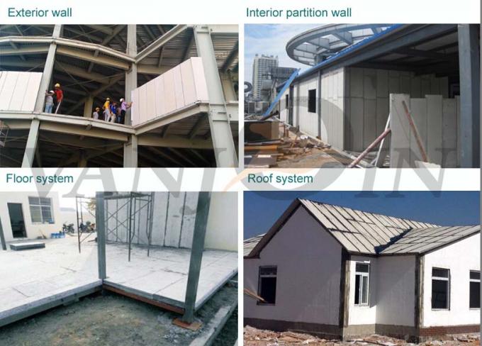Fast Installation Durable Precast Insulated Concrete Wall  Panels High Story Project