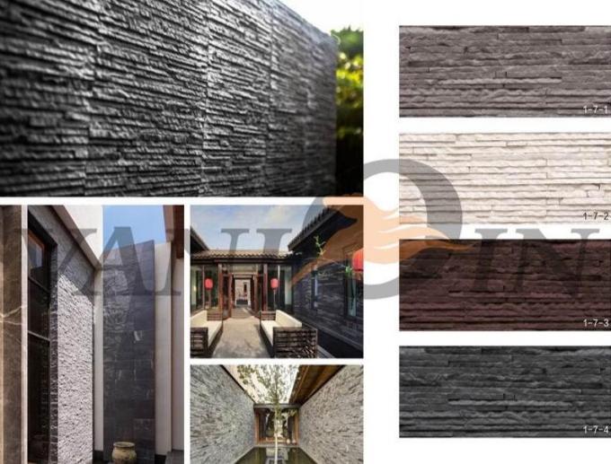 6mm Flexible Clay Wall Tile For Flat Mansion Building Wall Decoration , Custom Color