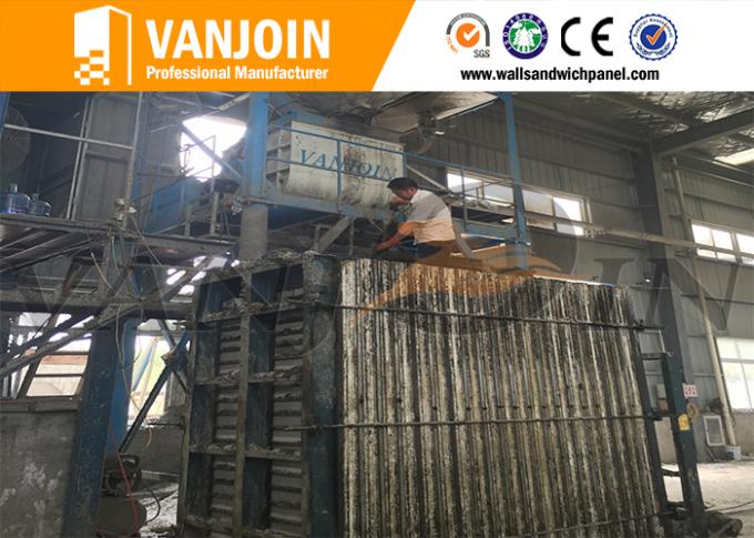 Light Weight Concrete Wall Panel Construction Material Making Machinery Mixing System