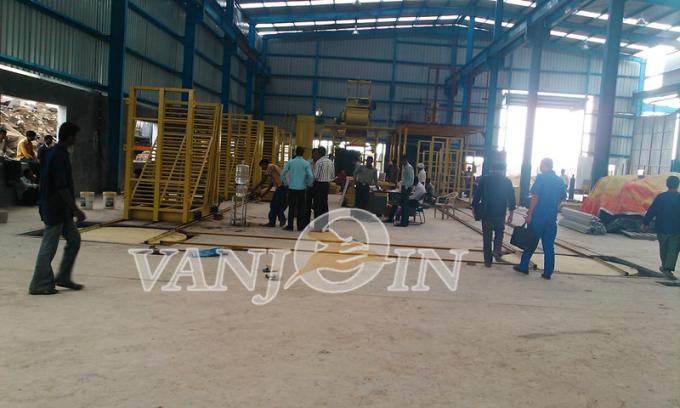 Vertical Mould Continuous Sandwich Panel Production Line For Fireproof Wall Panel