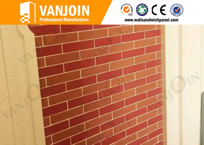 Self - cleaning Soft Ceramic Tiles , Fireproof Light Weight Split Brick Wall Tiles