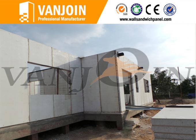 Light weight EPS Cement Sandwich Panel / concrete wall board For Prefab House