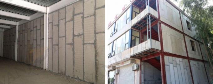 Heat Insulation 100mm Precast Concrete Wall Panels For High Stories Steel Structure Building