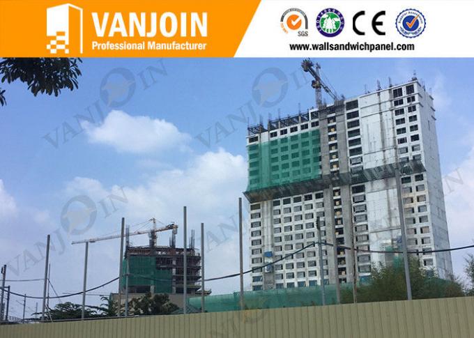 Construction EPS Cement Sandwich Panel / Flame Retardant Foam Building Panels