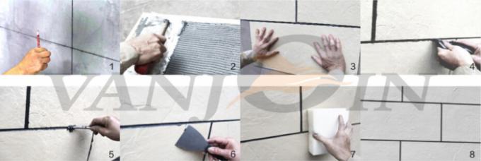 Natural Texture Decorative Stone Tiles , Flexible Wall Tiles Soft Slate