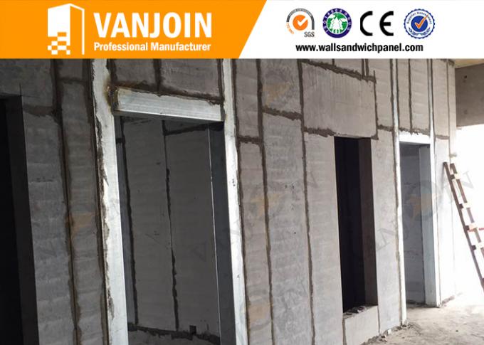 Sound Insulated EPS Cement Sandwich Wall Panels For Building Exterior / Interior Wall