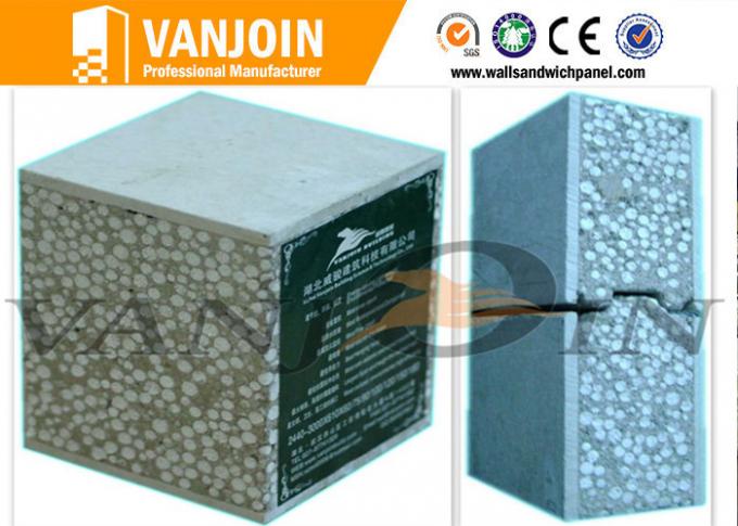 Light weight EPS Cement Sandwich Panel / concrete wall board For Prefab House