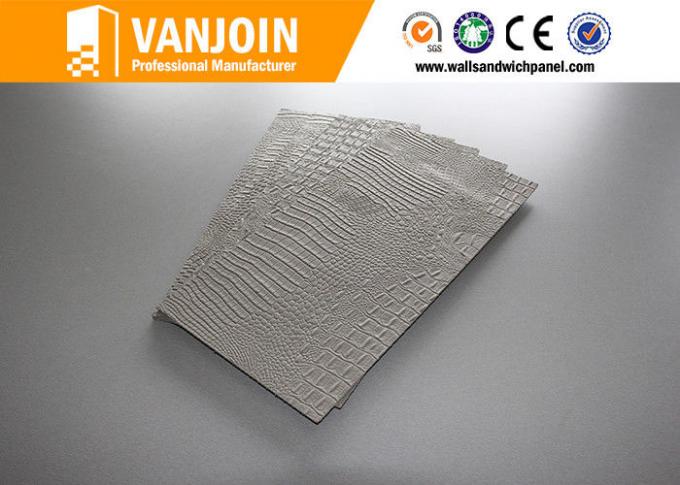 Insulated light weight flexible decorative crocodile skin wall tile ceramic