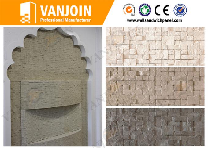 Fire Rated Eco - friendly decorative wall tiles Roman Culture Stone