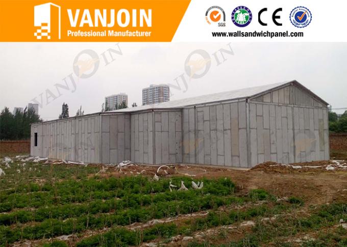 100mm Lightweight EPS foam concrete wall panels , Exterior / Interior insulated building panels