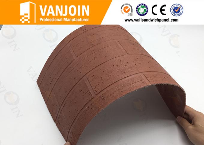Durable Flexible wall brick tile , MCM Outdoor wall decoration tiles