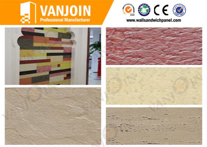 Lightweight Weatherproof Breathable Stone Wall Tile For Prefab House