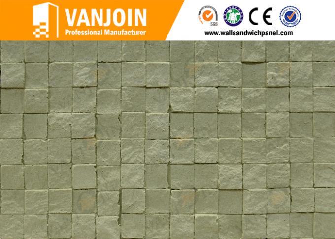 Waterproof Soft Modified Flexible Wall Tiles , Green decorative wall tiles Lightweight