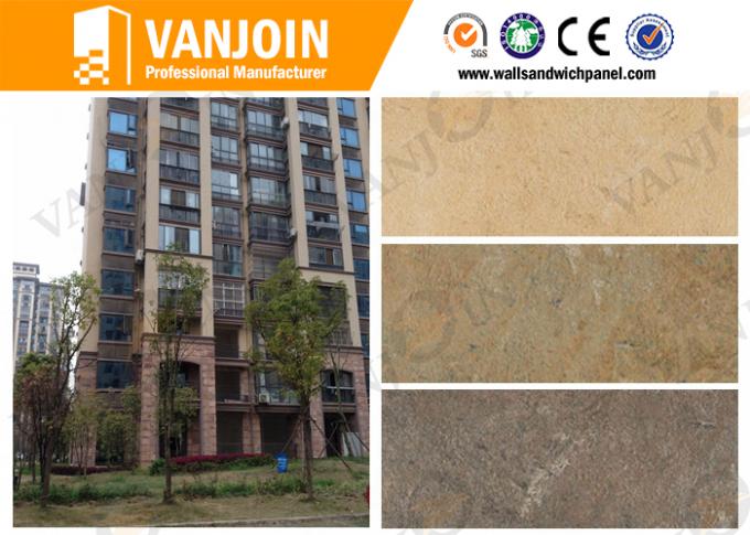 Artificial Stone Flexible Wall Tiles , Anti Skid Decorative Ceramic Tile For Indoor / Outdoor Wall