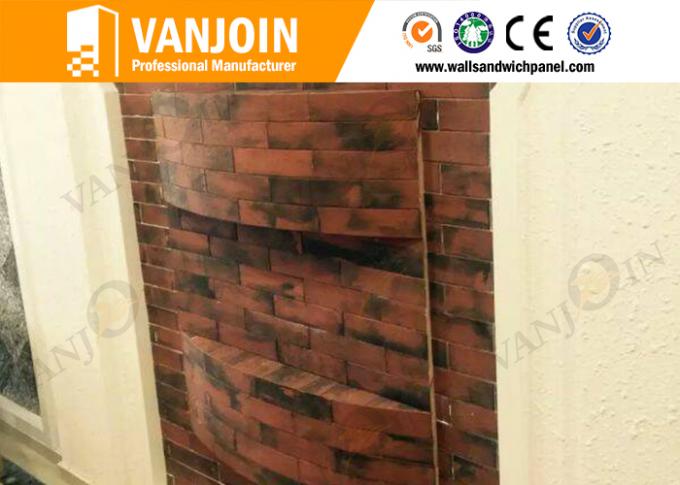 Artificial Stone Flexible Wall Tiles , Anti Skid Decorative Ceramic Tile For Indoor / Outdoor Wall