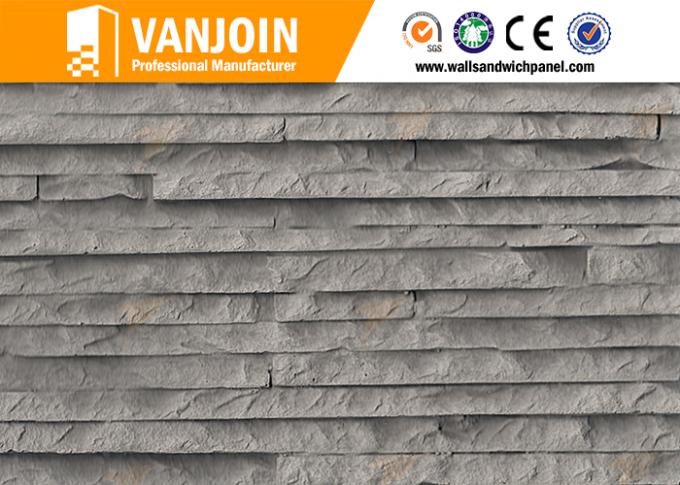 Fireproof Decorative Insulated Precast Concrete Panels , Lightweight Flexible Wall Tiles 2.5mm