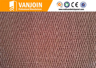 China Flexible 2.5 Thickness TV Wall Panel Decorative Woven Flax Ceramic Tile for Interior Wall supplier
