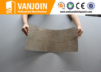 China Flexible Clay Decorative Stacked Stone Tiles 2.5 Thickness , Soft Stone Tiles supplier