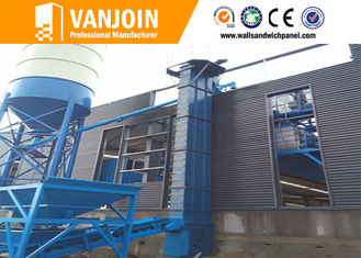 China annual 500000 m2 eps sandwich panel production line / sandwich making machine supplier