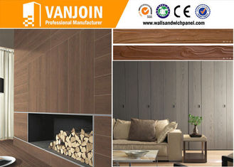 China Interior Wall Decorative Stone Tiles 3D Lifelike Soft Wood Grain Tiles Full Body supplier