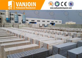 China Anti - quake sandwich wall panels 150mm thickness eps cement composite panels supplier