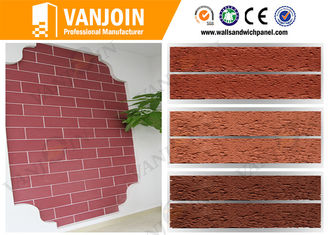 China Red effective flexible wall tiles flame retardant fireproof wall panels supplier