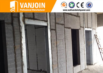 China Light weight EPS Cement Sandwich Panel / concrete wall board For Prefab House supplier