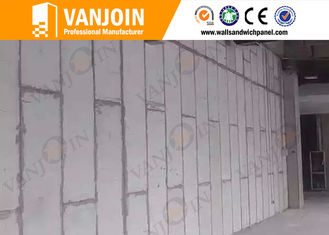 China 100mm House prefab insulated wall panels Noise Reducing Internal External Wall supplier