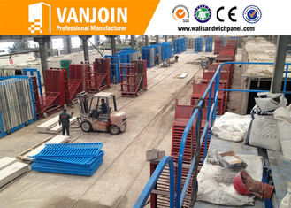 China Prefabricated wall panel making machine , Prefab House sandwich panel machinery supplier