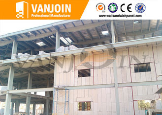 China Steel structure eps foam panels , concrete soundproof wall panels house solution supplier
