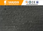 China Breathability Durability Black Wall Tiles / Exterior Wall Decorative Clay Split Brick Tile factory