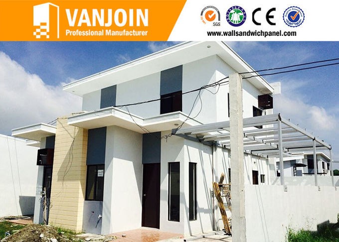 Eco-friendly Sound Insulation Fireproof Modern Prefab Houses Villa System