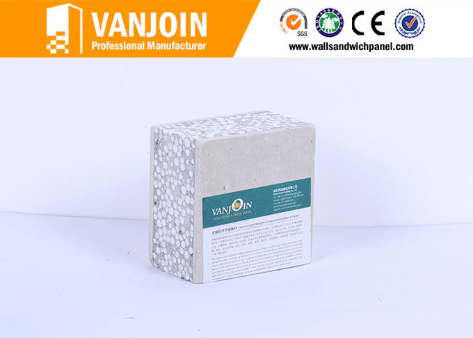 Energy saving EPS Composite Panel Board Gray / Fireproof Cement Board