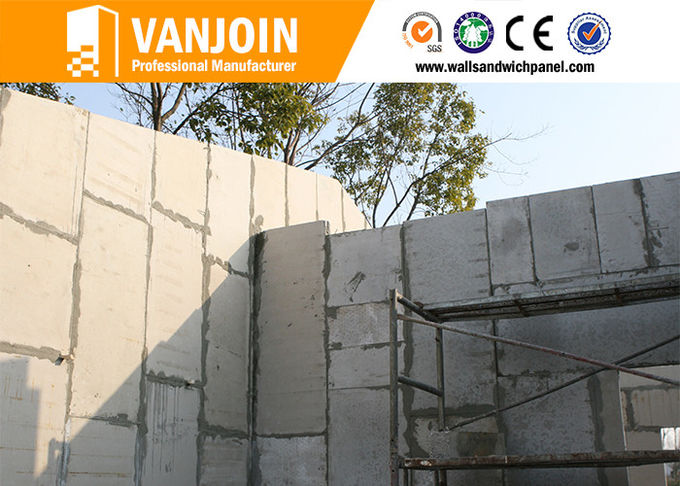 Non Asbestos Sandwich Cement Composite Panels , High Strength EPS Wall Panels