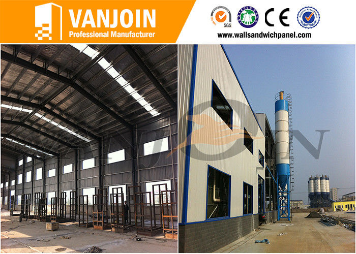 Eps Cement / Concrete Wall Sandwich Panel Production Line High Output