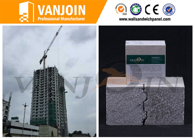 Concrete Fireproof Heat Insulation Sandwich Wall Panels For Prefab House