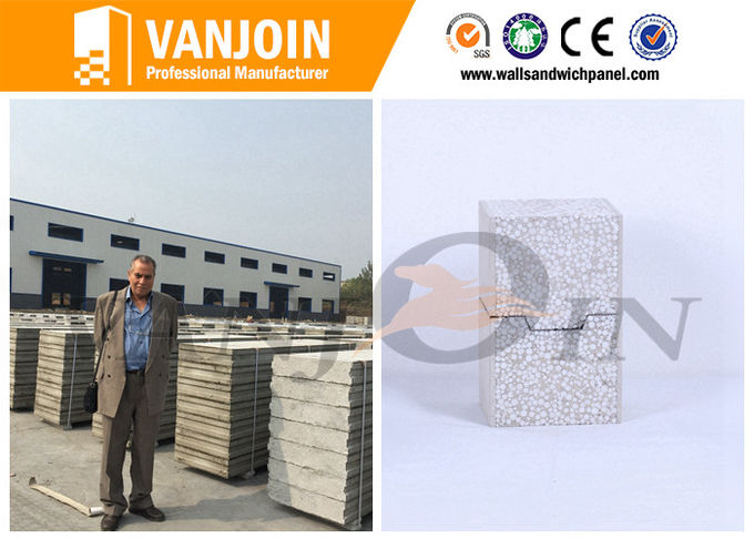 150MM Fireproof Prefabricated Exterior Wall Panels Light weight Anti - Seismic