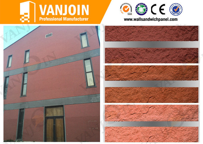 Natural Clay Material Roman Stone Split Face Block For Exterior Wall Cladding