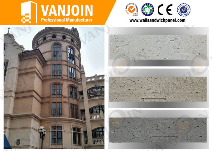 Concrete Grey External Split Brick Wall Tile / Ecological Breathable Tiles